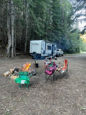 Nomad NoBo - 22ft the Off-Grid Ready Adventure Trailer! Sleeps 5, Solar, Lithium batteries 