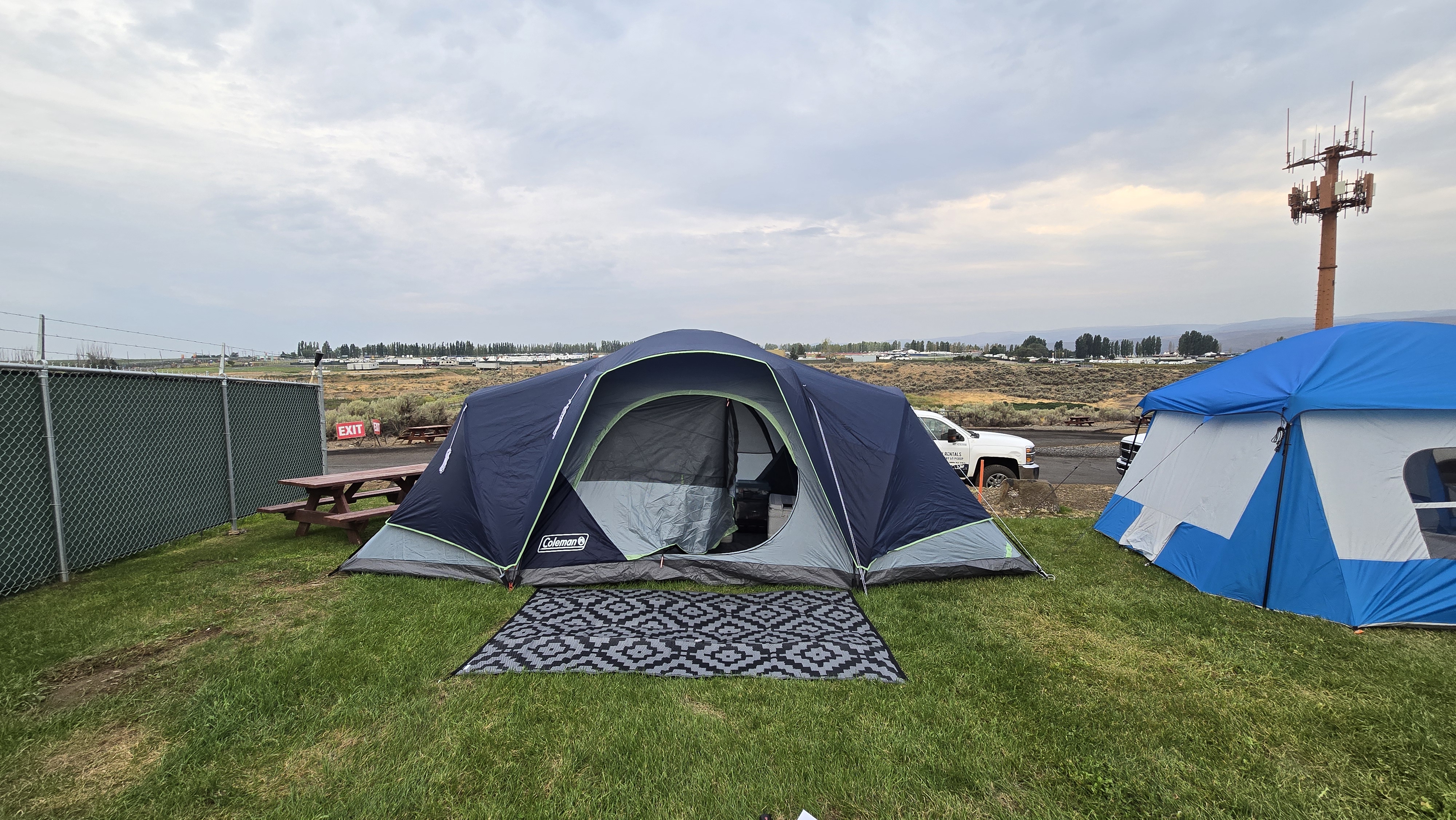 Tent Package 3- 18x9 Long large Skydome w/ popup. $625 for weekend