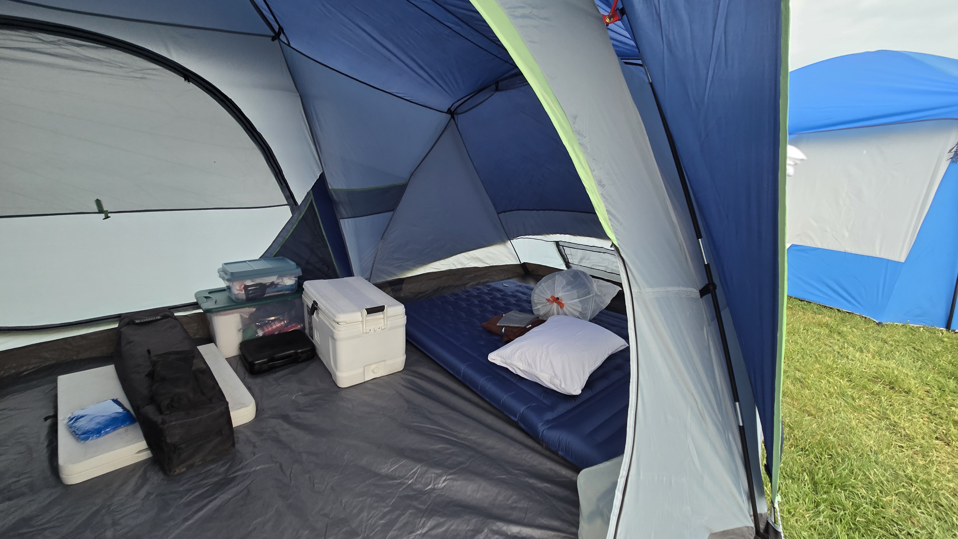 Tent Package 3- 18x9 Long large Skydome w/ popup. $625 for weekend